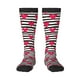thumbnail image 1 of Balery Hearts And Lines Calcetines novedosos Calcetines deportivos Calcetines hasta la rodilla Calcetines de algodón Calcetines originales y geniales, 1 of 6