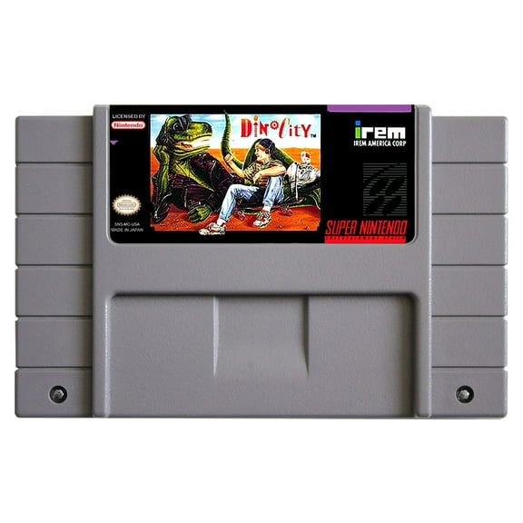 SNES Games Cartridge Dino City