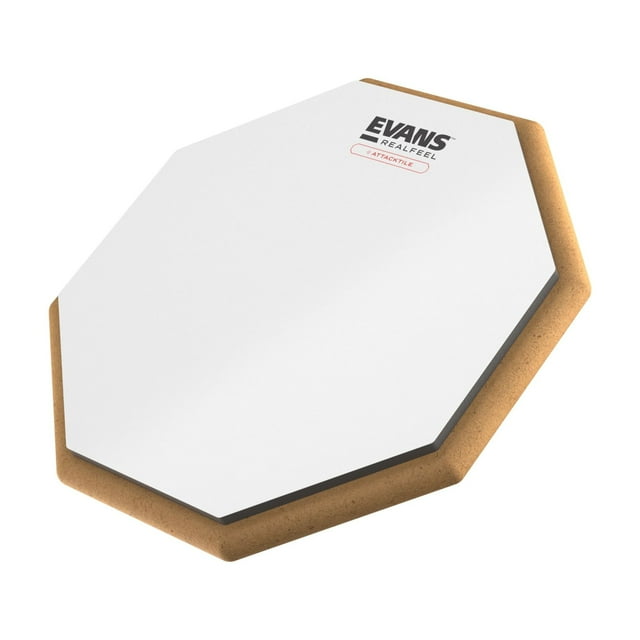 Almohadilla de práctica de batería Evans RealFeel Attacktile de 10 pulgadas