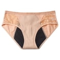 thumbnail image 2 of Lxkfashion Period Underwear for Women Menstrual Panties Cotton Postpartum Easy Clean Teens Brief, L, 2 of 6