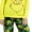 Green - Mom, variant on 100% Grinch Family Matching Womens 2 Piece Pajamas Sets, Green - Mom, Size: 3X