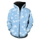 thumbnail image 1 of Sudadera con capucha y cremallera para hombre, diseño de copos de nieve de invierno, moda de gran tamaño, genial, gran oferta 2024, chaquetas con capucha, ropa de calle informal Harajuku, 1 of 6