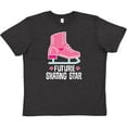 thumbnail image 3 of Inktastic Skate Future Skating Star Girls Youth T-Shirt, 3 of 5