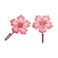 thumbnail image 3 of 2Pcs Decorative Wall Mounted Flower Hooks Hanging Home Decor Art Red, 3 of 9