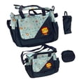 thumbnail image 4 of HILABEE Diaper Bag Set Diaper Changing Pad Single Shoulder Bag for Outdoor Trip Handheld Dark Blue, 4 of 9