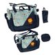 thumbnail image 4 of Bolsa de pañales perfecl con correa ajustable para el hombro gran capacidad 5 piezas, 4 of 8