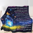 thumbnail image 3 of LHSHID Birthday Gifts for 12 Year Old Girl 12th Birthday Gifts Blanket for Her 12th Birthday Decorations Butterflies Blanket Gifts Ideas for Teen Girl Daughter Sister 60x80in, 3 of 6
