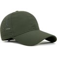 thumbnail image 1 of czcpp-Quick Dry Baseball Cap Curved Brim Snapback Hat Laser Cut Mesh Ball Cap Golf Ball Cap for Men Women, 1 of 4