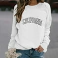 thumbnail image 2 of Vedolay Light Jackets for Women Fashion Printed Long Sleeve Hoodie Sweater 2023 Zip up Jacket White,L, 2 of 4