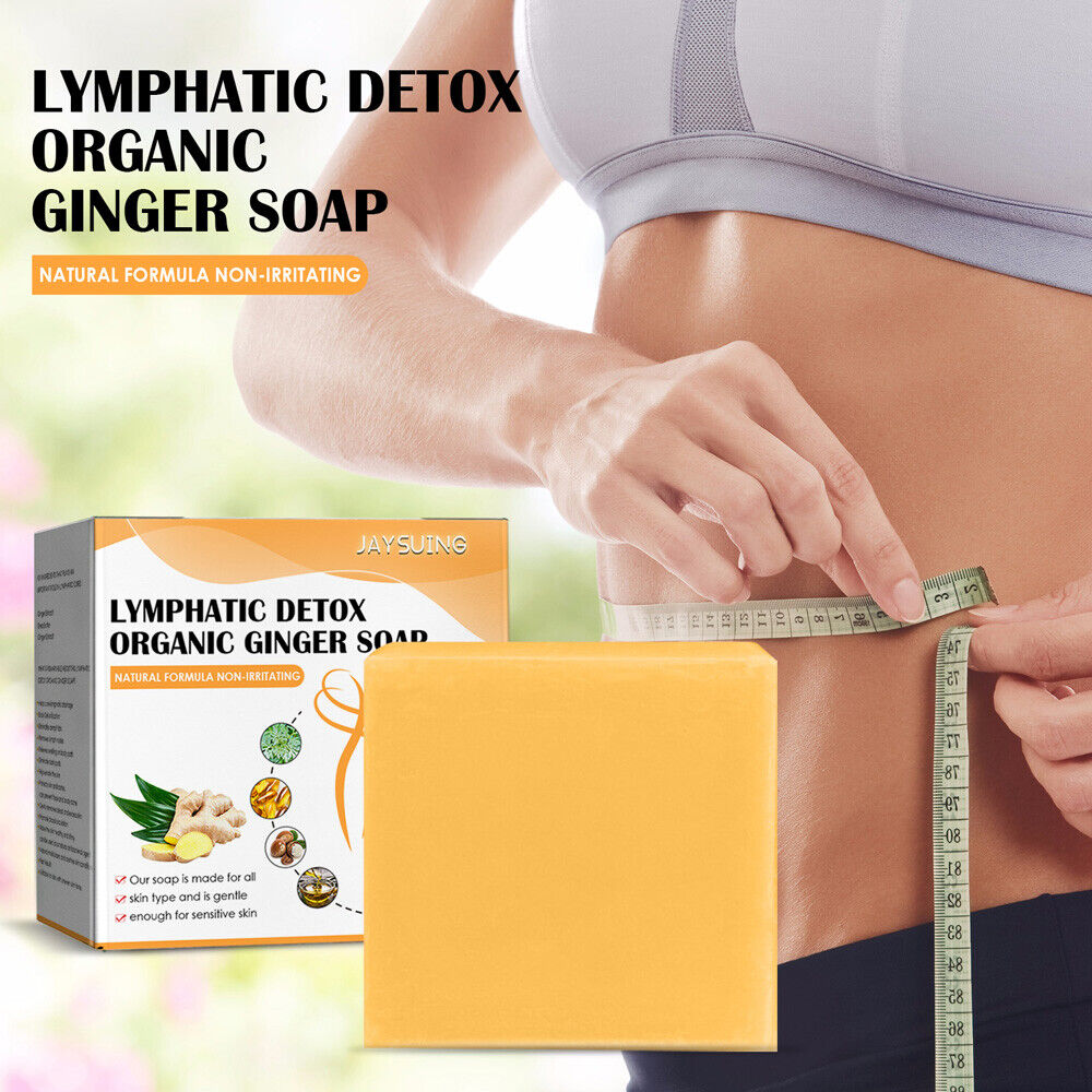Occkic Lymphatic Detox Organic Ginger Soap Ginger Lymphatic Drainage