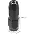 thumbnail image 2 of Generic 2pcs Metal Flat Mouth Grease Gun Nozzle Coupler Adapter, Slotted, 2 of 6