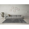 thumbnail image 3 of Ahgly Company Indoor Square Oriental Gray Industrial Area Rugs, 5' Square, 3 of 4