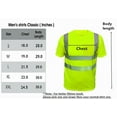 thumbnail image 2 of 2 Pack-High Visibility Short Sleeve T-Shirt Hi Vis Green Work Safety Reflective Tape Class 2 Size: Small, 2 of 5