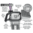 thumbnail image 5 of Aquatic Hunt Lionfish Locker High-Capacity Containment Unit for Divers | Fast Drainage, Spear/Snare Storage (Sharkskin (Grey), 20"), 5 of 9