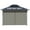 Gray, variant on BPS 10'x10' Gazebo Replacement Curtain, Universal 4-Privacy Panel, Outdoor Gazebo Sidewalls with Zipper for Garden, Patio, Yard (Curtains Only)