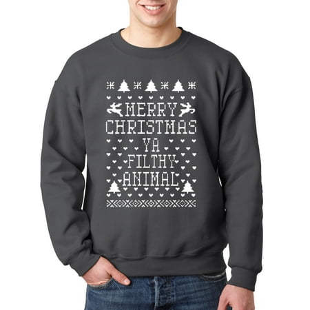 new way 184 crewneck merry christmas you filthy animal sweatshirt walmartcom - Merry Christmas You Filthy Animal new way 184 crewneck merry christmas you filthy animal sweatshirt walmartcom - Merry Christmas You Filthy Animal
