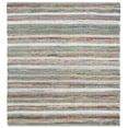 thumbnail image 2 of SAFAVIEH Montauk Darion Striped Cotton Area Rug, Grey/Multi, 6' x 6' Square, 2 of 7