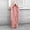 61#Pink, variant on Dwaogom 2PC Fashion Woman Solid Large Size Long Sleeve Blouse  Loose Pockets Skirt tops Sets Halter Dresses For Women White Dress For Girls Dress