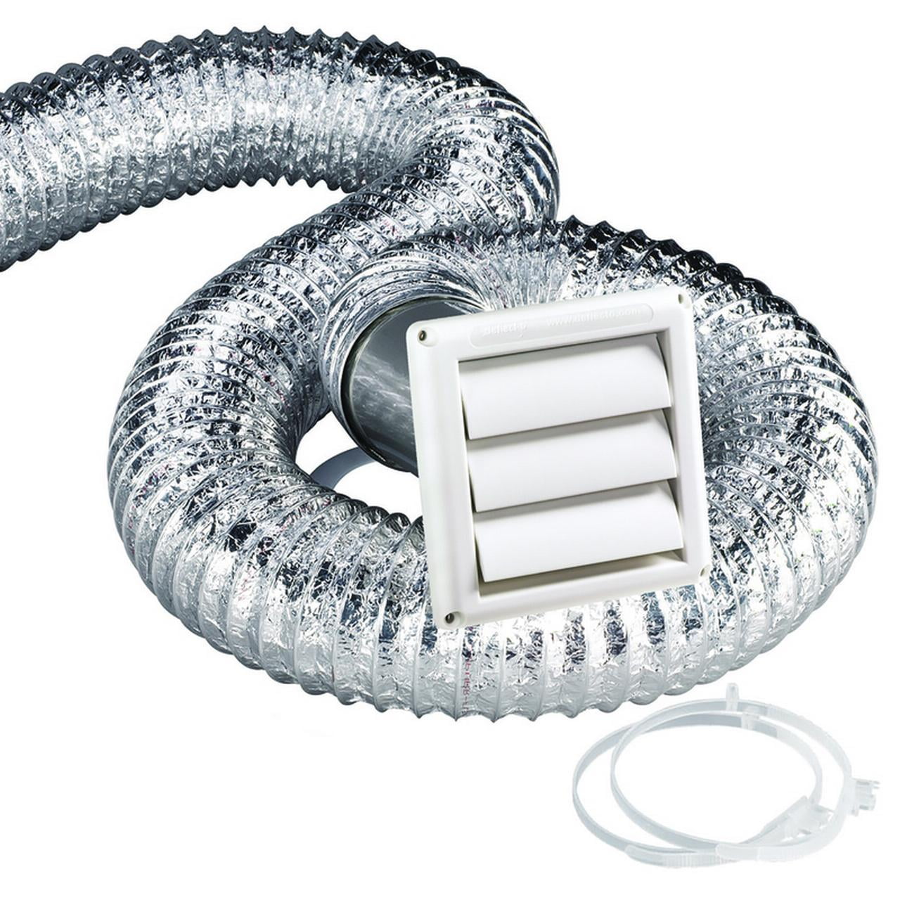 DEFLECTO SK8WF Supurr-Flex(R) Dryer Vent Kit, 8ft