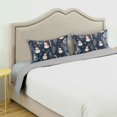 thumbnail image 3 of Yayeee Pillowcase Standard Size Set of 2 Satin Wrinkle Resistant Pillow Case, Jolly Snowman, 3 of 8