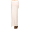 thumbnail image 3 of Women's Trendy Style Solid Maxi Long Skirt High Waist Waistband Relaxed Fit, 3 of 5