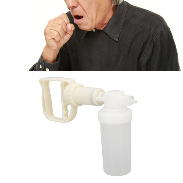 Sputum Suction Pump, Manual Sputum Suction Pump Hand Help Vacuum Clear Disposable Tube for Daily
