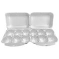 thumbnail image 4 of White Split 6-Egg Blank Styrofoam Carton 50 12-egg/100 6-egg, 4 of 4