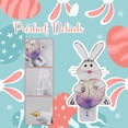 thumbnail image 5 of Clearance! Easter Bunny Night Light - Cute Easter Nightlight Plug Into Wall, Bunny Lamp, 6" Stained Glass, Holiday Decorations, Spring Home Easter Décor, Easter Gifts for K*ids B*oys G*irls Women Men, 5 of 7