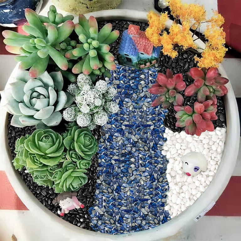 Natural Small Grain Polished Gravel Decorative River Stone Ornamental Plants  Aquarium Gravel For Potted Plants Succulents Bonsai - Walmart.com