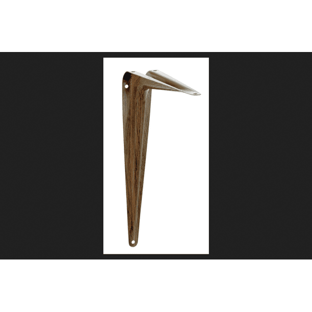 Ace Steel Fruitwood 18 Ga. Shelf Bracket 8 in. L x 13/4 in. W x 10 in