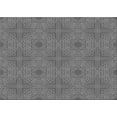 thumbnail image 1 of Ahgly Company Machine Washable Indoor Rectangle Transitional Grey Gray Area Rugs, 3' x 5', 1 of 7