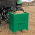 thumbnail image 1 of DEXTRUS 3 Point Tractor Ballast Box, Category 1 Hitch, 800 lbs Capacity, Rear Ballast with 2" Receiver Hitch for Tractors, Green, 1 of 8