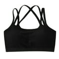 thumbnail image 3 of GYRATEDREAM Girls Sleeveless Tank Top, Seamless Stretchy Crop Racerback Undershirt Bra for Girls 2 Pack, 3 of 9