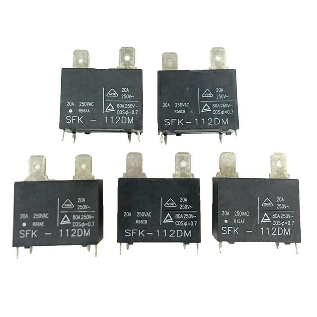 5 Piezas SFK 112DM DIP 4 Relés de Aire Acondicionado Nuevos para Aire Acondicionado Sunnimix Relé de aire acondicionado
