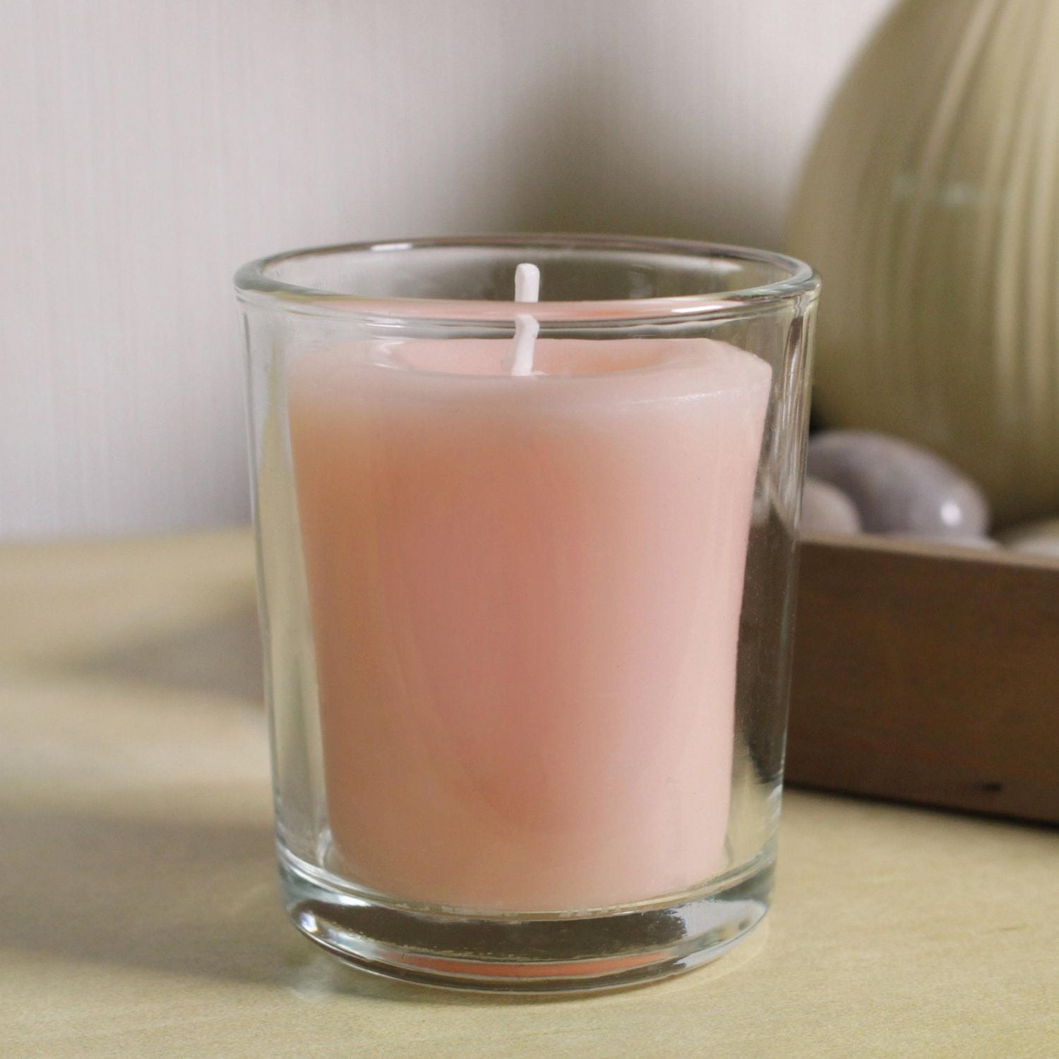 Hometrends Paquet de 4 bougies votives parfumée mûre et magnolia