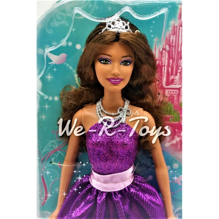 Movie Barbie Purple Dress Sparkle Princess Teresa Barbie Doll 2010