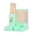 Green, variant on Leak-Proof Hamster Water Bottle and Feeder Combo, Automatic Food Dispenser with Stainless Steel Nozzle, for Hamsters, Gerbils, Djungarian Hamsters, Roborovski, Chinese Hamsters