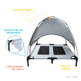 thumbnail image 2 of Cama Toldo Elevada Poli Pets Transpirable Portatil Perro Mascota, 2 of 8