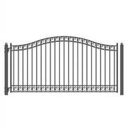 Aleko Single-Swing Steel Driveway Gate, Dublin, 14' x 6-1/4'