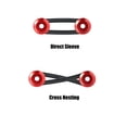 thumbnail image 3 of Unique Bargains Universal Quick Release Bumper Fastener Kit Trunk Fender Hatch Lid Clips for Car Red, 3 of 6