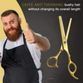 thumbnail image 5 of Tijeras de corte de pelo de peluquero de 6,0 pulgadas y tijeras de entresacar - para peluqueros profesionales, 5 of 5