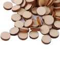 thumbnail image 2 of Lots de Découpes en Bois Rondes Naturelles Rustiques Non Finies pour Décoration Intérieure, - 100 Pcs 10mm, 2 of 8