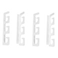 thumbnail image 1 of Estante de almacenamiento para cañas de pescar, estable, universal, para montar en la pared, para el hogar y el garaje. Blanco, 1 of 9