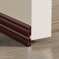 thumbnail image 7 of Door Draft Stopper, Door Weather Stripping, Door Bottom Gap Filler, Flexible Rubber Self-Adhesive Seal Strip, Noise Wind Dust Proof Thermal Insulation Accessory, Cuttable No-Drill Weather Guard, 7 of 7