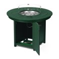 thumbnail image 4 of WestinTrends Helios 47" Modern Outdoor Patio Propane Round Counter Height Fire Pit Table (Rocks Not Included), Dark Green, 4 of 14