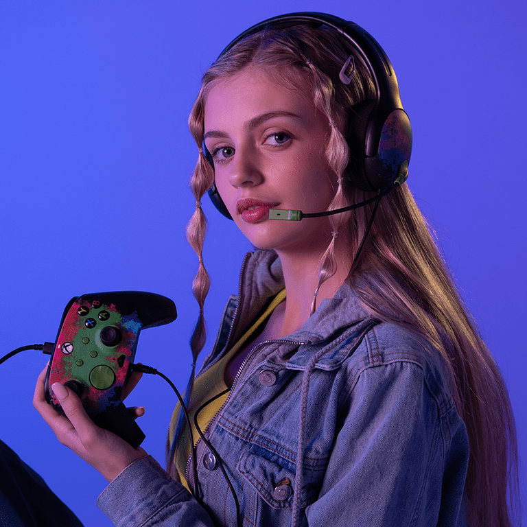 PDP Space Dust Bundle Pack: REMATCH GLOW Advanced Wired Controller