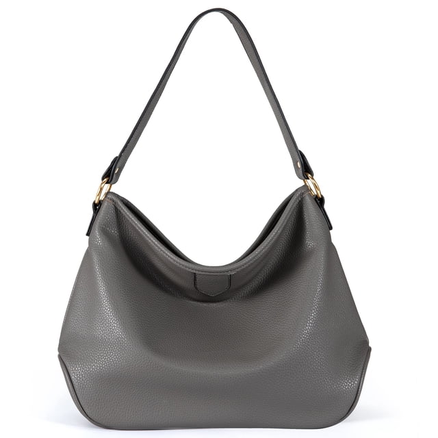 Bolso Hobo Montana West MWC-085GY de piel vegana gris