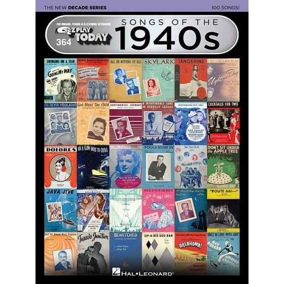 Songs of the 1940s - The New Decade Series: E-Z Play Today Volume 364 (Paperback)