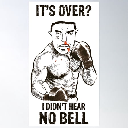 Inspiration Classroom Boxing Chud Poster Poster Wall Art, Modern Wall Decor For Living Room Bedroom, 8x12 UNFRAMED