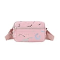 thumbnail image 2 of Bolso de teléfono tipo cartera pequeña para mujer, bolso cruzado de tela ligera con correa ajustable, compatible con teléfonos de 6.7 pulgadas, accesorio casual para uso diario., 2 of 6